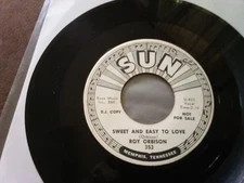 Rockabilly-Roy Orbison- Devil Doll- 45 Record-Sun-Promo Org. #353 Sweet and Easy