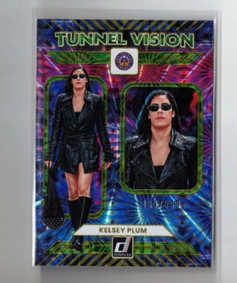 2025 Panini Donruss WNBA - Tunnel Vision Kelsey Plum #3 Green Fireworks /399