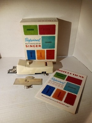 VTG Singer Sewing Zig Zag Professional Buttonholder 102991 Slant 700 Series