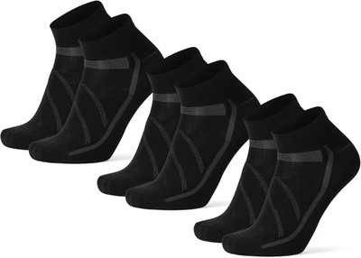 DANISH ENDURANCE Kurze Fahrradsocken, Gepolsterte Low-Cut Rennrad Socken, Leicht