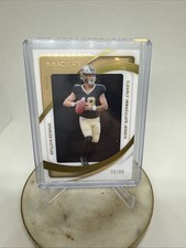 2024 Panini Immaculate Spencer Rattler Clearly Rookie Jerseys /99 RC Saints RC