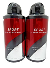 Bath  Body Works Sport Men Collection Body Spray 3.7 Oz x2 DENTED 