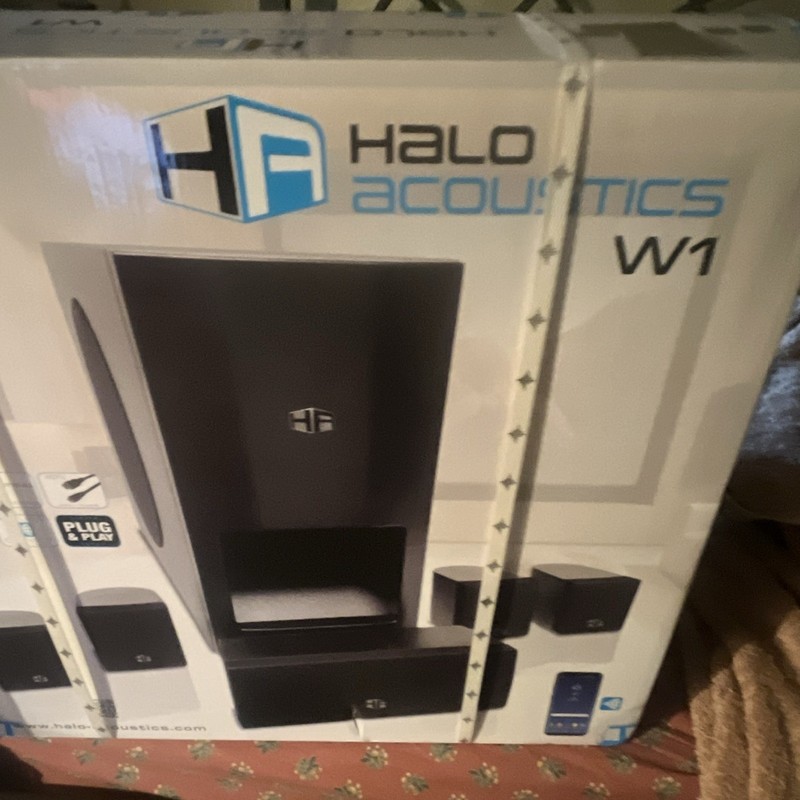 Halo Acoustics W1 7.1 Wireless Home Theater Speaker System Dolby Atmos 4500W