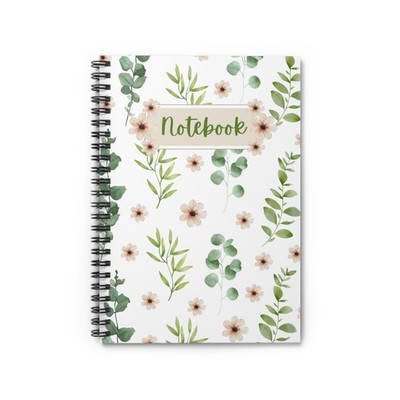Floral Notebook, Journal for Notes, Gift, Notebook for Women, Stationery Gift