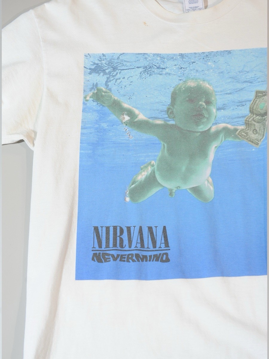 VINTAGE 1991 NIRVANA KURT COBAIN NEVERMIND TOUR T-SHIRT