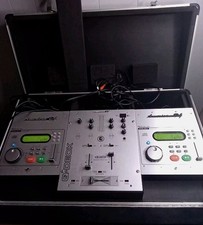 American DJ ProFormer Plus PRO-DJ1 CD Players  Q-Deck Q-221 Mixer In Case WORKS