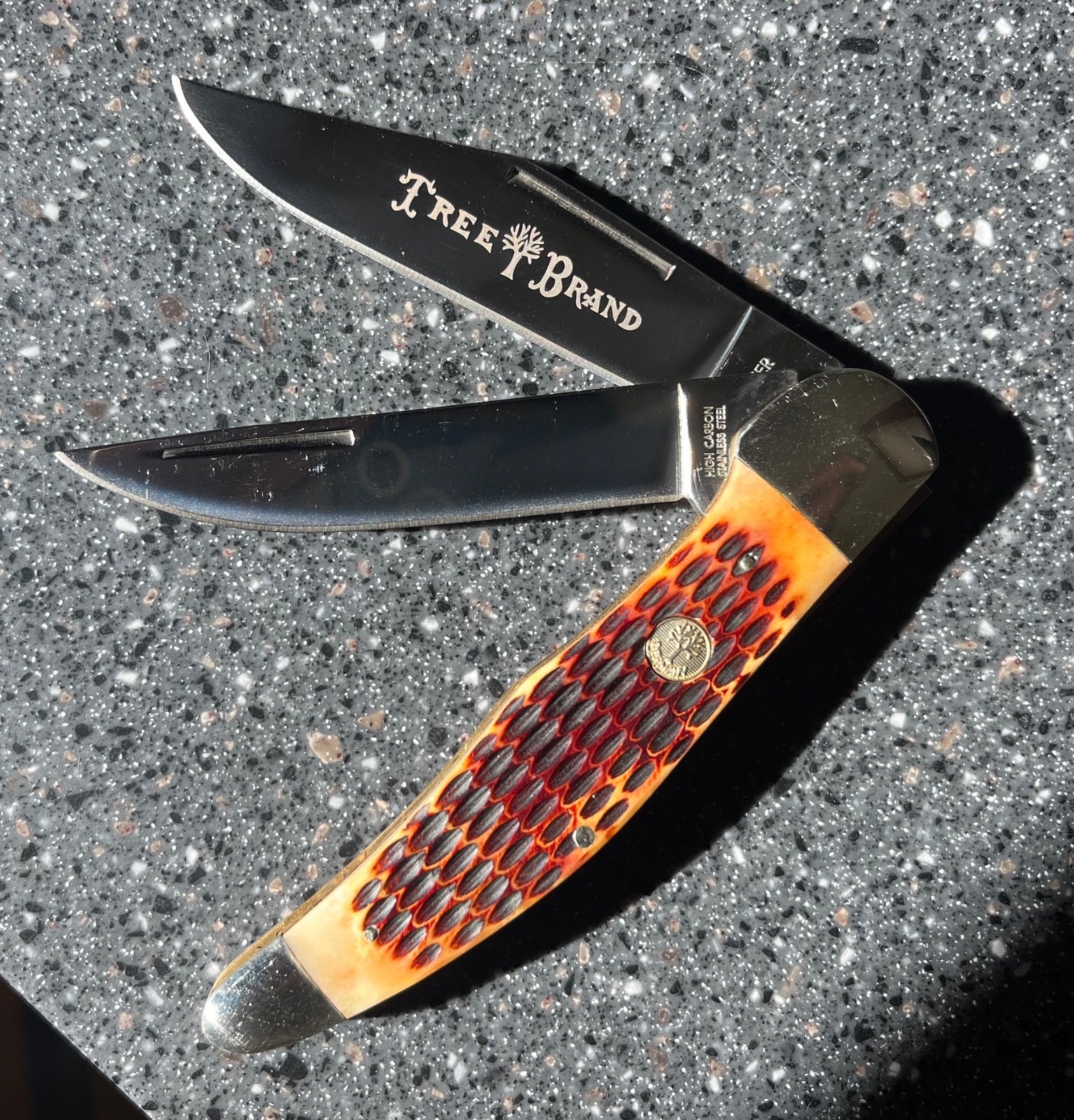 With Leather Sheath