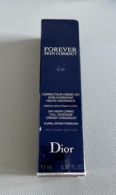 Dior Forever Skin Correct Concealer 6.5N 24hr wear full cover creamy conceale