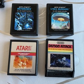 2 Atari 2600 Systems Plus Games Bundle all Tested (please read)