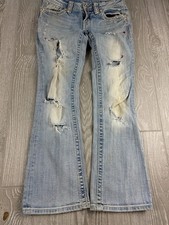 Miss Me Jeans Womens Size 26 Bootcut Inseam 28 Distressed