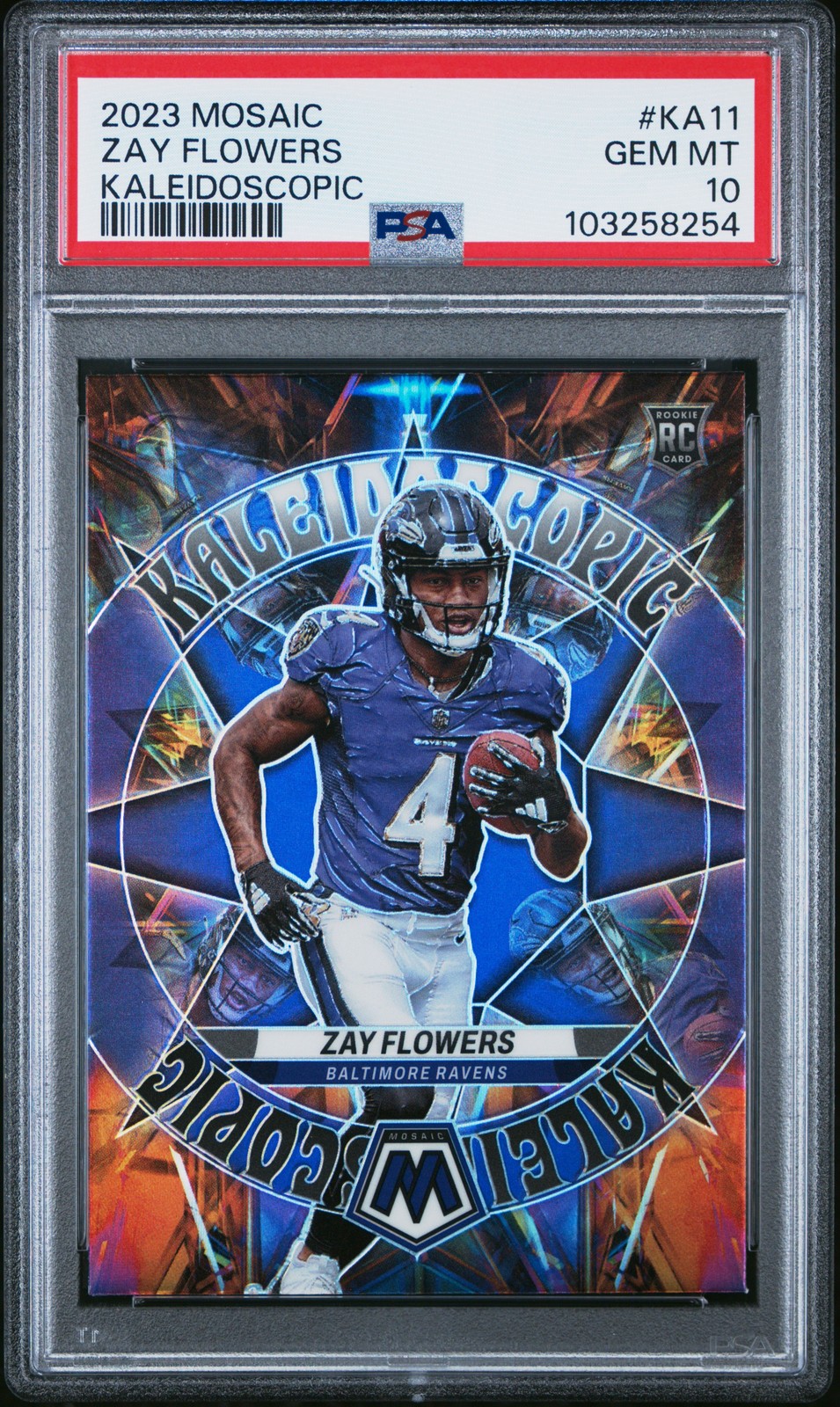 Zay Flowers Panini Mosaic Kaleidoscopic #KA11 Base