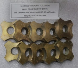 HARDINGE LEADSCREWS & FOLLOWERS - VARIOUS PITCHES - PICK WHAT YOU NEED