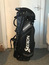 Srixon Stand Bag Black 14-Way Divider with Rain Hood