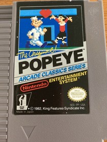 NES ~ Original POPEYE ARCADE CLASSICS ~ Nintendo NES-PP-USA Game Cart Only NTSC