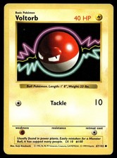 Voltorb 67/102 Base Set (Shadowless) Pokemon Card
