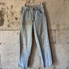 Vintage Rustler Jeans Kids 14 Blue Light Wash High Rise Straight Leg Denim USA