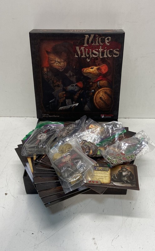 Plaid Hat Games Mice and Mystics Board Game Fantasy Miniature Adventure With Box