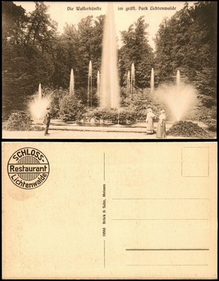 Niederwiesa the water arrivals in the count Park Lichtenwalde - Women 1915