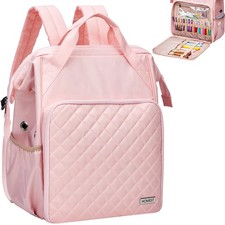 Knitting Bag Backpack, Crochet Storage Organizer, Large Yarn Holder with Cust...