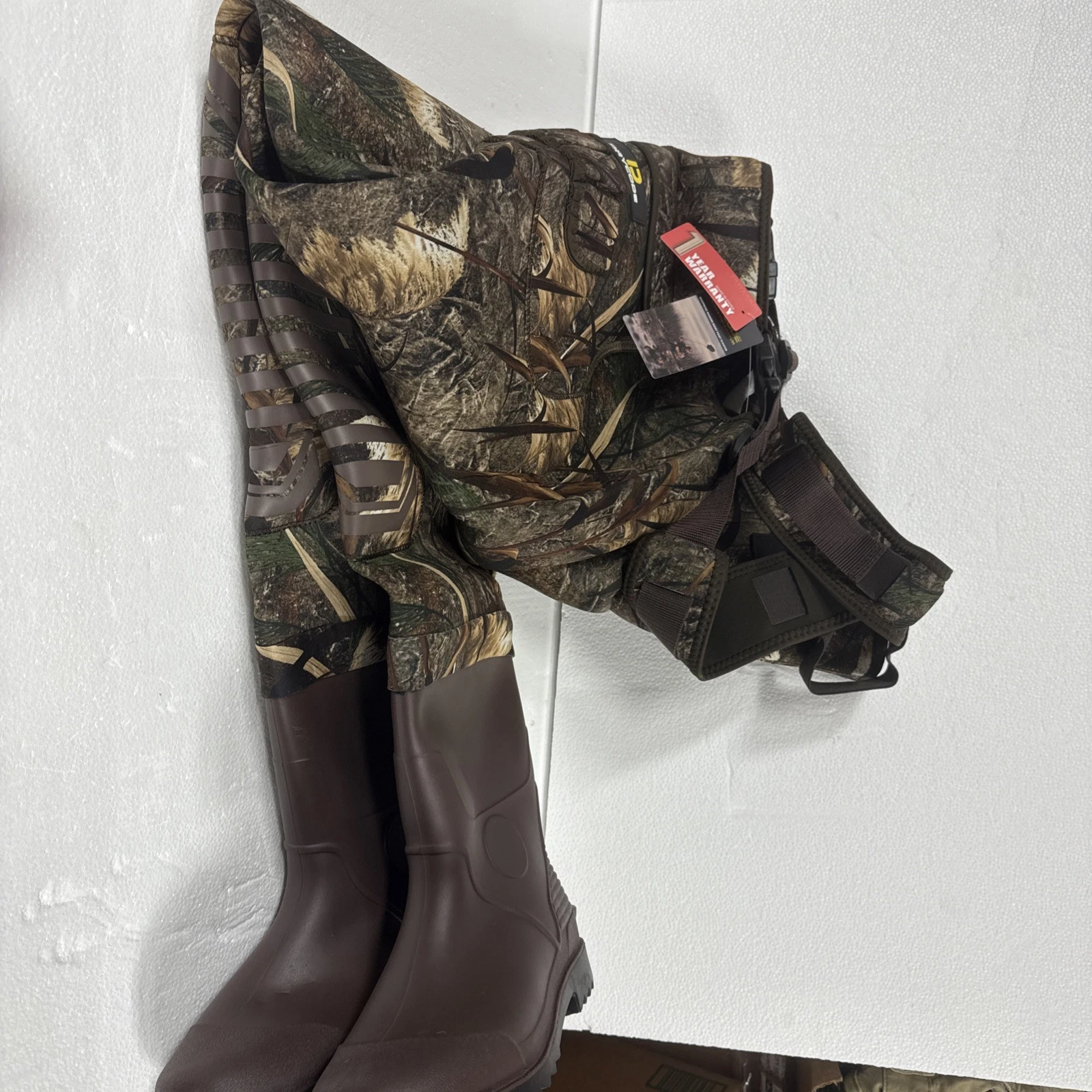 DRYCODE Waders for Men with Boots, Waterproof Neoprene Size 7
