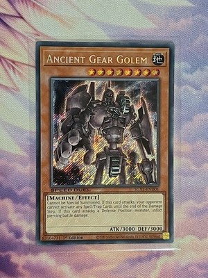 Ancient Gear Golem (Secret Rare) SGX1-END01 Speed Duel GX: Duel Academy Box 1st