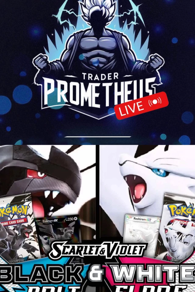 £1 Packs! Pokemon Black Bolt White Flare Release Stream!