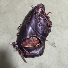Mizuno First Base Glove Softball Baseball D.C. Blue Logo Used