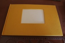 tolle ältere Fotomappe ? gelb  Fa. Semikolon