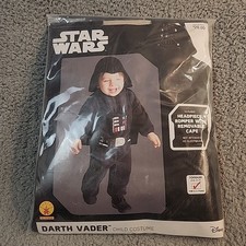 Rubie's Star Wars Darth Vader Child Toddler Costume Fleece Size 2T-3T NEW
