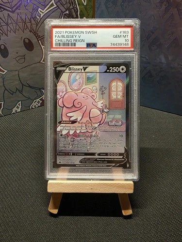 PSA 10 BLISSEY V 183/198 ALT ART CHILLING REIGN POKEMON
