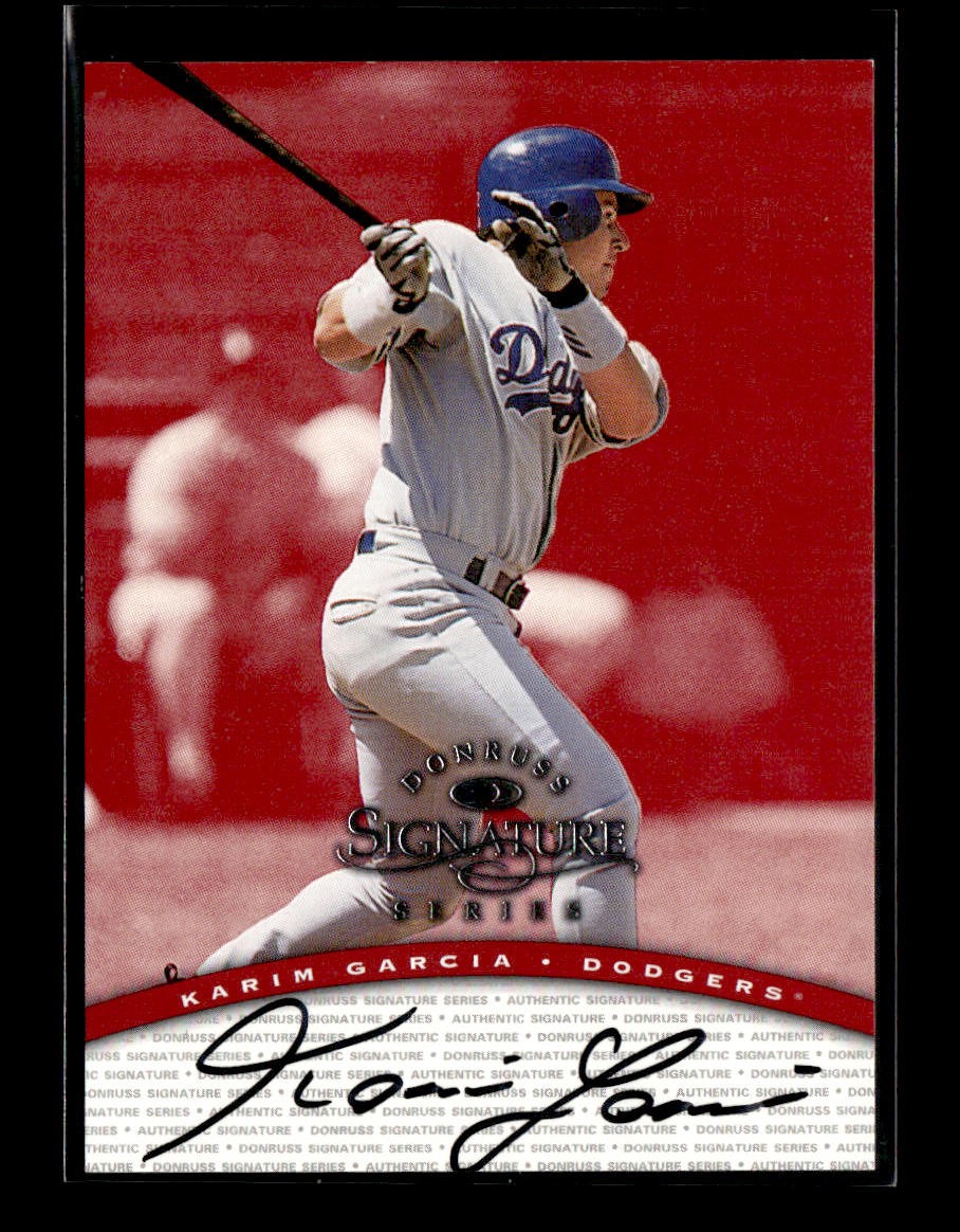 1997 Donruss Signature Series #NNO Karim Garcia Signature Series Autographs