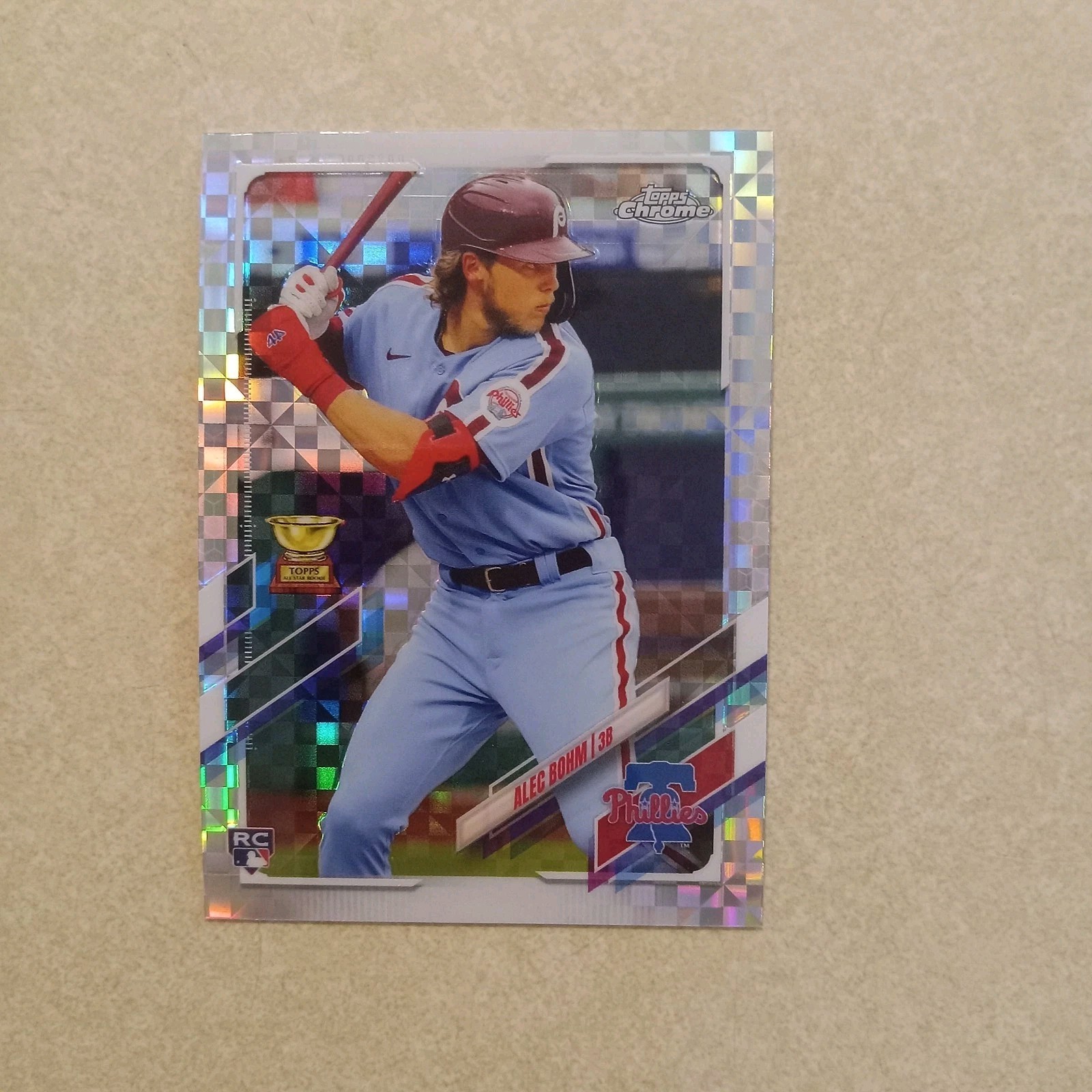 2021 Topps Chrome - Alec Bohm #119 X-Fractor (RC)