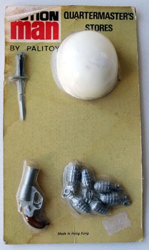 Rare Vintage 70's Action Man Accessories Quartermasters Stores Palitoy Hong Kong