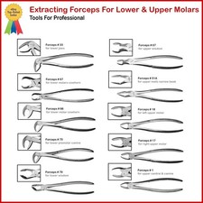 Tooth Extracting Forceps For Lower Upper Molars Roots Loosening Surgical Tools