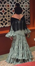 Authentic Sevillana Dress Flamenco Style Spanish Dance Feria Fashion