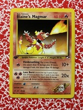 Blaine's Magmar #37 Gym Heroes 1st Edition LP+  *“Firestarter” ~The Prodigy on eBay