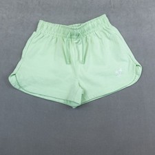 NWT Zara Shorts Girls Size 11/12 Drawstring Light Green Elastic Waist