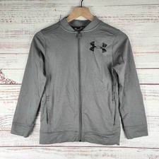 Under Armour Boys Youth M Sports Jacket Pennant 2.0 Loose Fit Full Zip 1322139