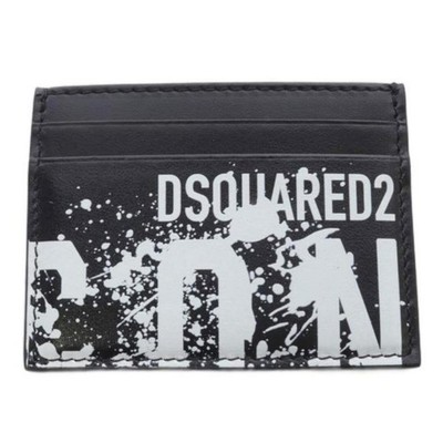Dsquared ICON Card Case Business Holder Leather Black
