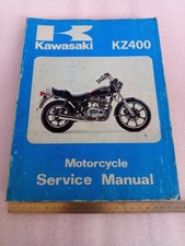 manuale service manual officina 1978 1981 Kawasaki KZ400 KZ 400 inglese