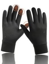 Lightweight Running Winter Gloves, Touch Screen Warm Gloves Liners for Cyclin...