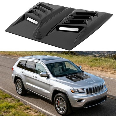 Air Flow Intake Hood Scoop Vent Trim Bonnet Cover Decor For Jeep Grand Cherokee