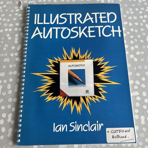 Illustrated Auto sketch Ian Sinclair Paperback Book Used Vintage Computing