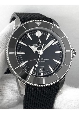 Breitling SuperOcean Heritage B31 44mm Black Rubber Men's Watch AB3112241B1S1