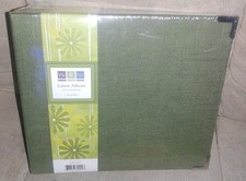 NEW Sealed We R Memory Keepers Linen Album 8x8 Avocado Post Bound Scrapbook