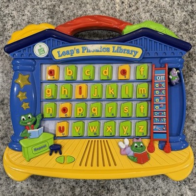 Vintage/Rare-2003 Leap Frog Leap's Phonics LIBRARY Learning Educational Toy Home