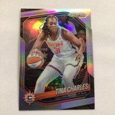 2025 Panini WNBA Tina Charles #3 Connecticut Sun Silver Prizm
