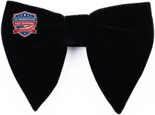 Black Velvet Bow Ties Mens Pre-Tied Satin Formal Tuxedo Big Bowtie Oversized Bow