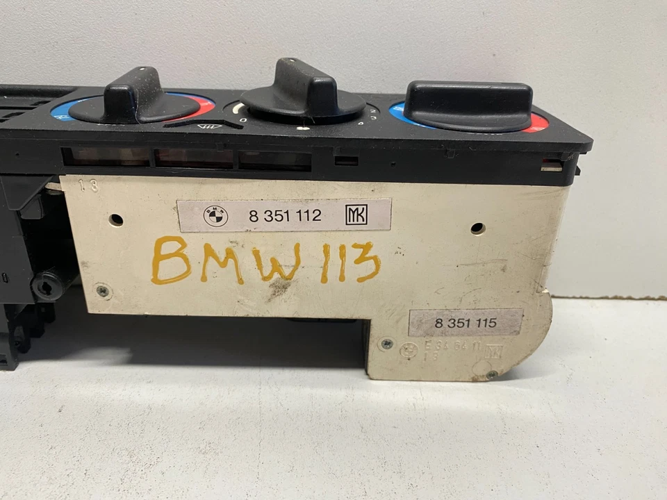 1989-1995 BMW 525i TEMPERATURE CLIMATE CONTROL OEM, 655-50477 - Image 4 of 4