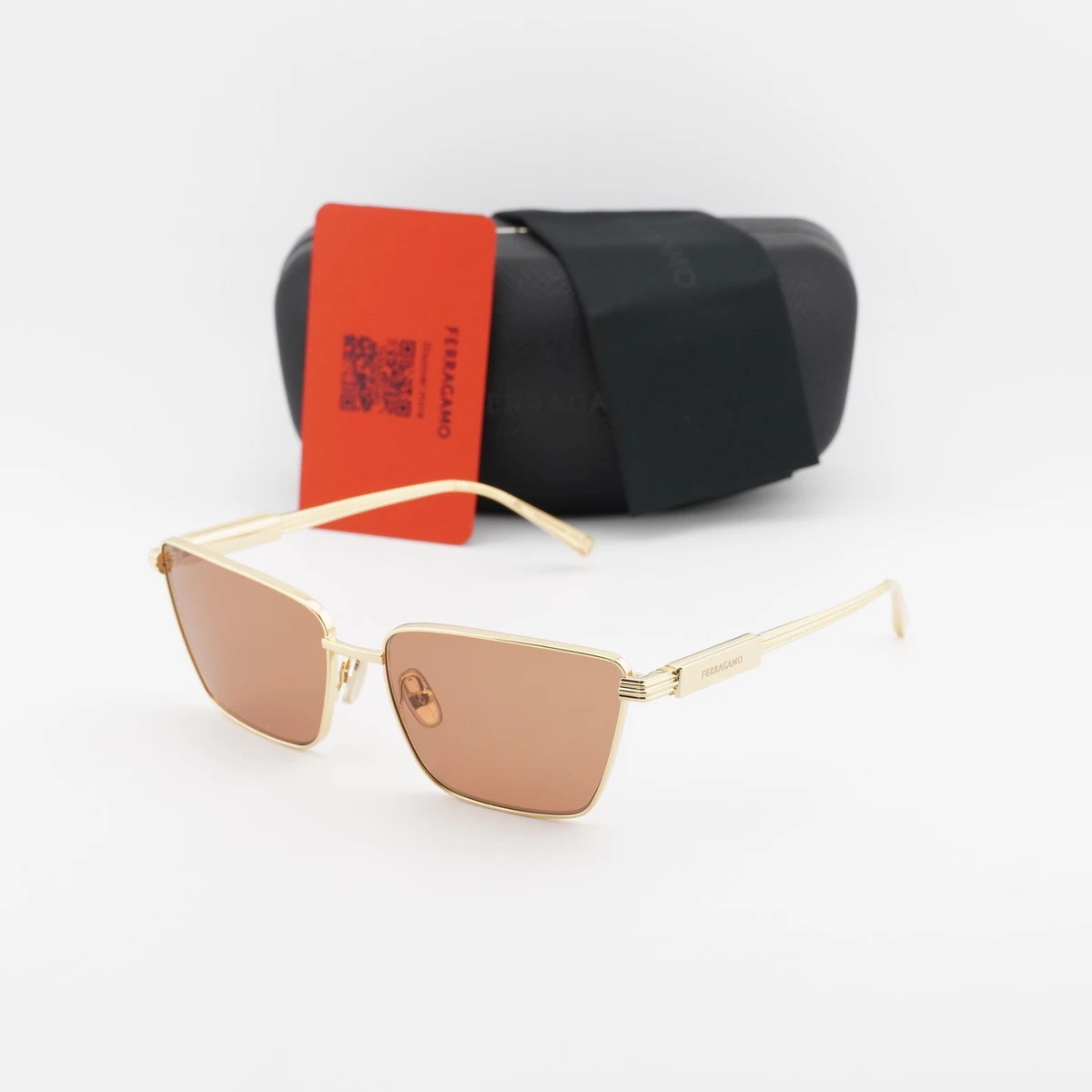Salvatore Ferragamo SF331S Sunglasses Gold Metal Cat-Eye Cat-eye frame sunglasses - Women | Ferragamo main image 3